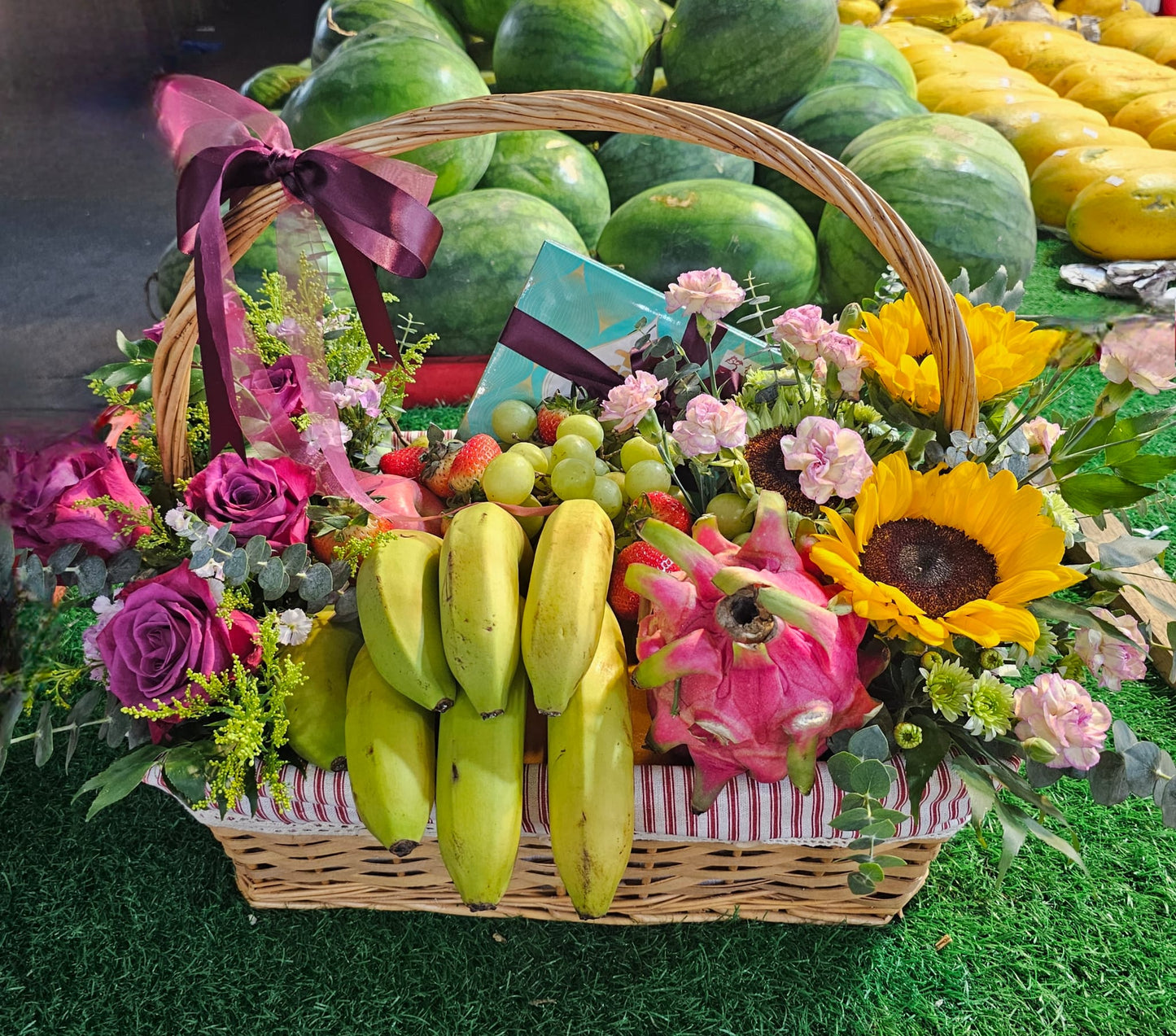 FFB01_Fruits & Flower Basket