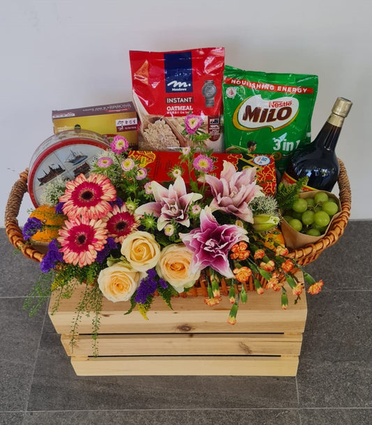 GWS001 - Flower Hamper - Faster Recover La